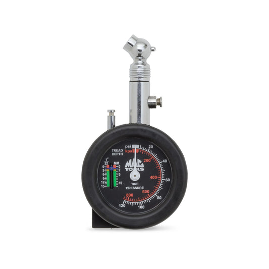 2-In-1 Dial Tire Gauge