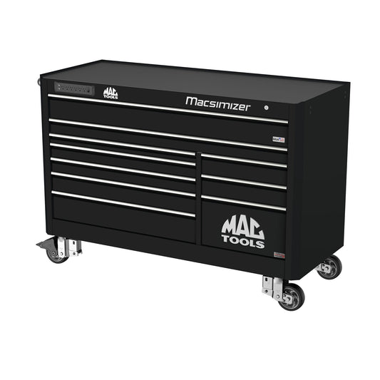 Macsimizer® Series 10-Drawer Workstation with PowerTech™ Drawer - Galaxy Black