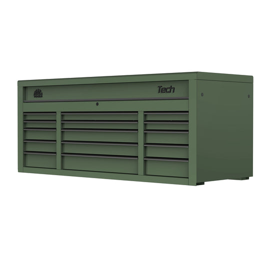 Tech™ Series 15-Drawer Top Chest - Olive Green