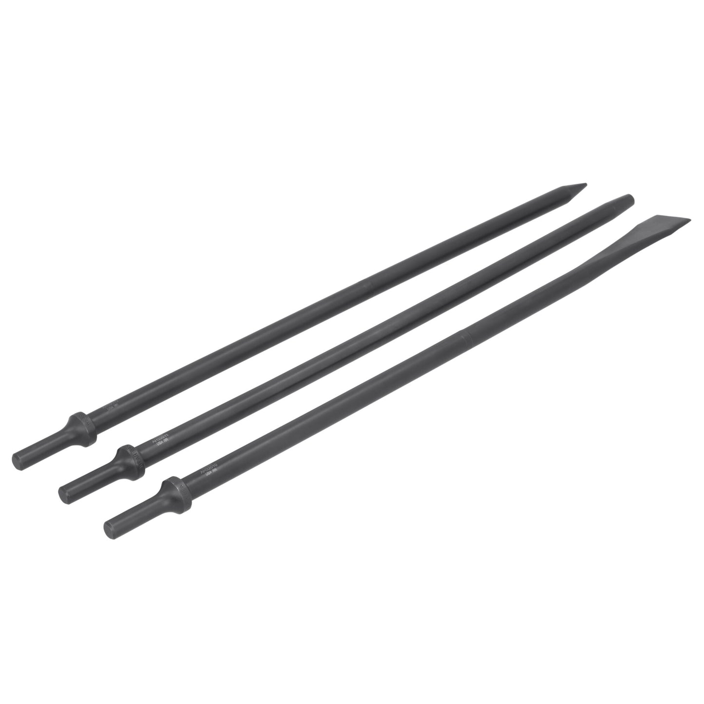 3-PC. 18" Long Pneumatic Bit Set