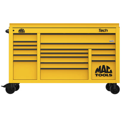 Tech™ Series 16-Drawer Drop Top Workstation - Sunburst Yellow