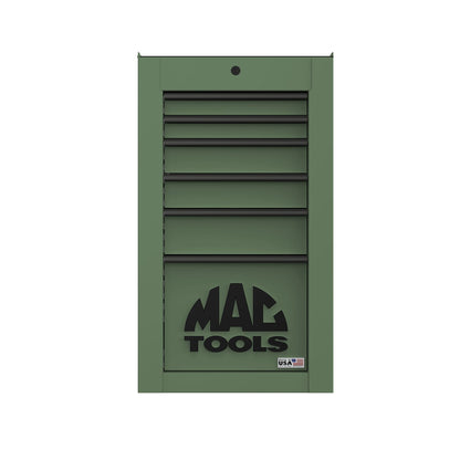 Tech™ Series 6-Drawer Side Cabinet with PowerTech™ Drawer - Olive Green