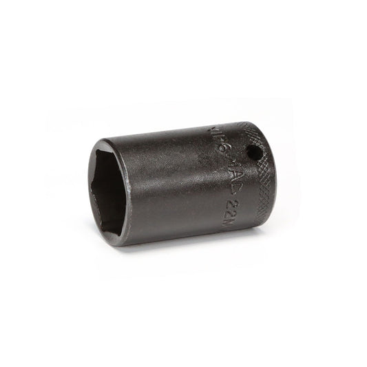 3/8" Drive Metric Intermediate Impact Socket 22mm - 6-PT.