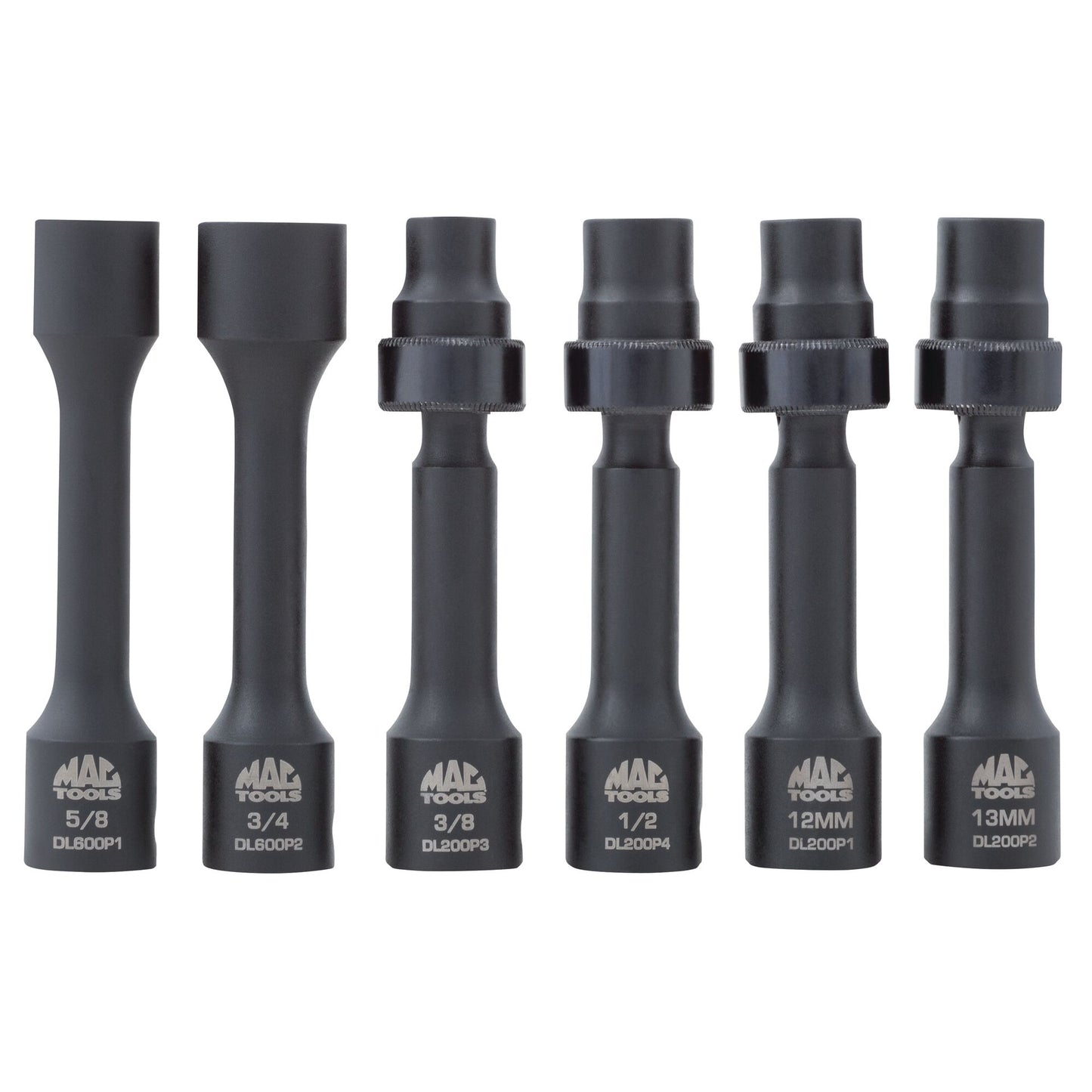 6-PC. 1/2" Drive Impact Driveline Socket Set - 12-PT.