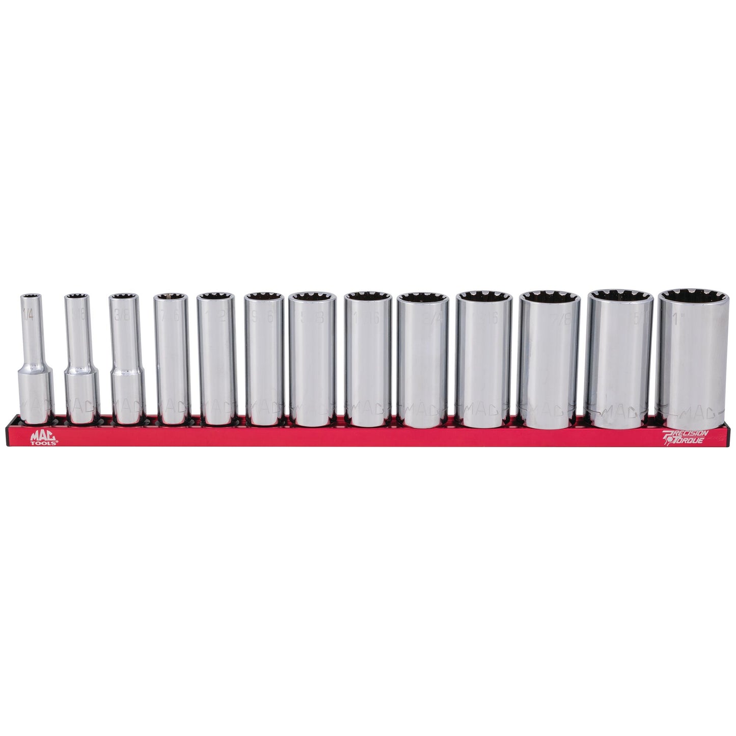 13-PC. 3/8” Drive SAE Deep Spherical Socket Set