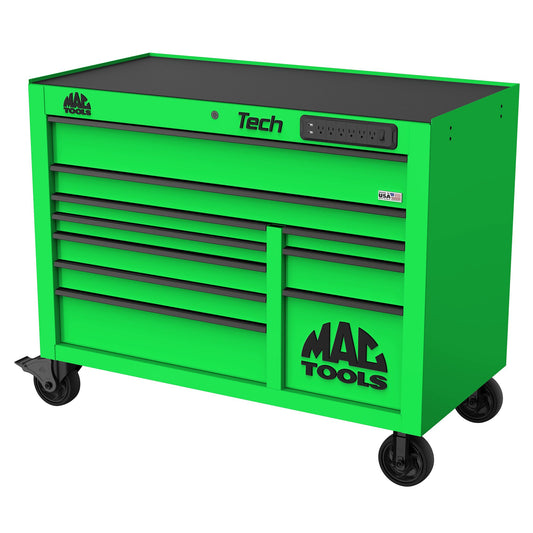 Tech™ Series 10-Drawer Workstation - Lime Green