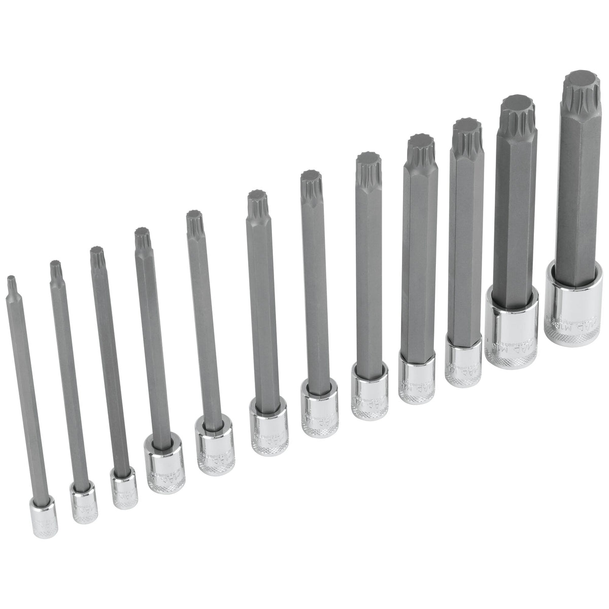 Universal Square Driver Set 12-PC. Advanced Long Triple Square Driver Set