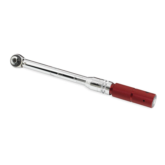 1/4" Drive Round-Head Micro-Adjustable Torque Wrench 30-200 in-lbs.