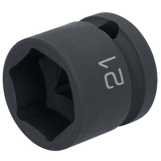 1/2" Drive 6 pt. Stubby Impact Socket - 21mm