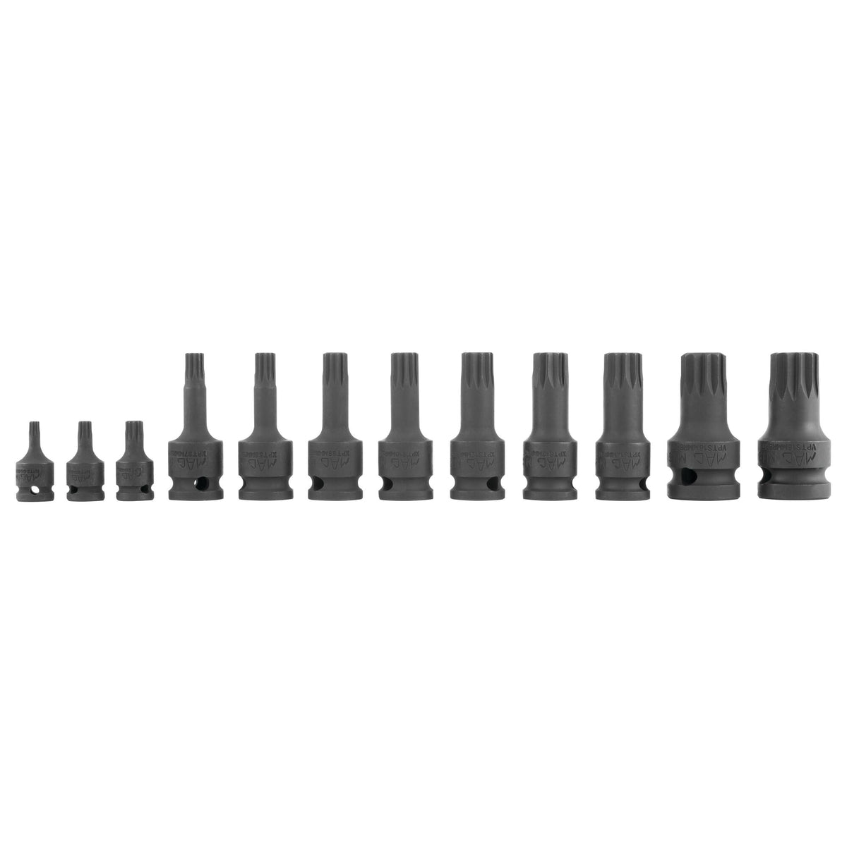 Universal Square Driver Set 12-PC. R.B.R.T.™ Impact Triple-Square Driver Set