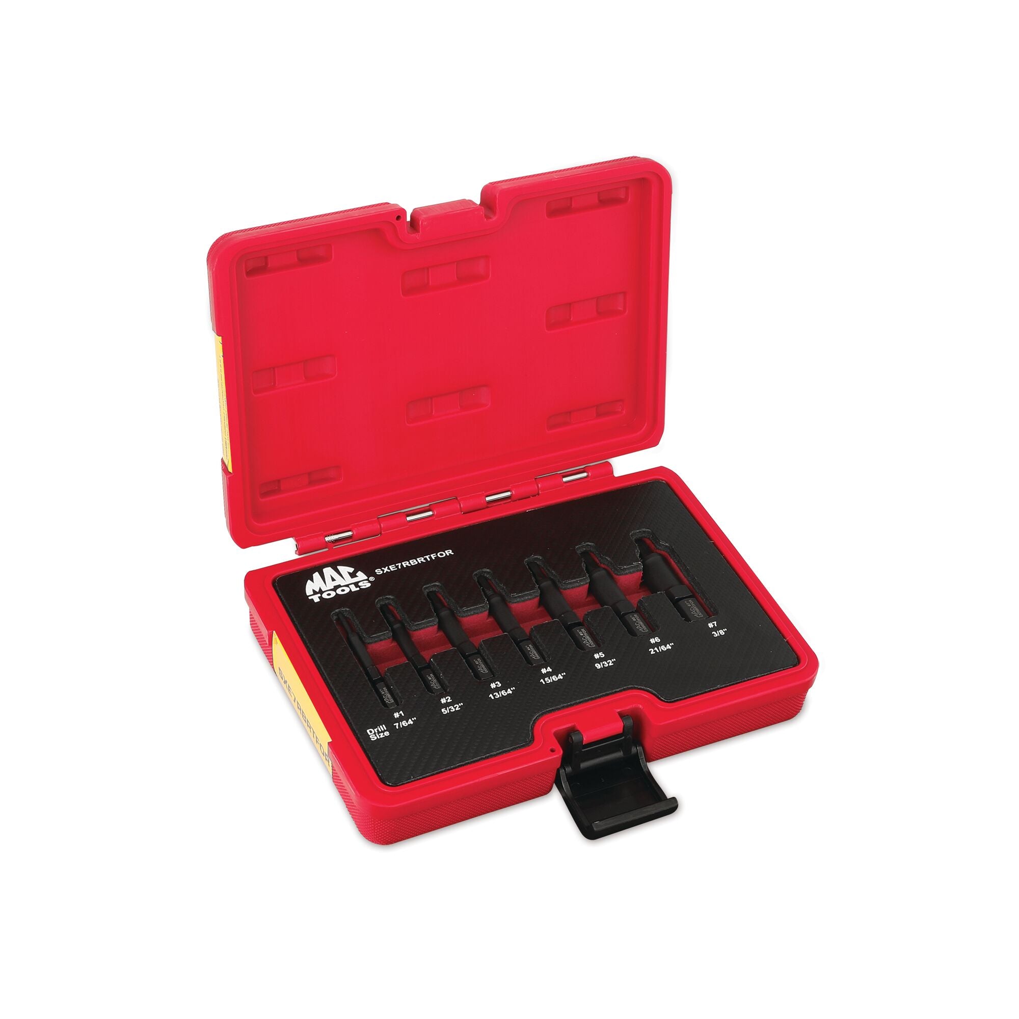 MAC TOOLS マック ツールズ  RBRT™エクストラクターセット |（欠品有り） SXE7RBRTFOR レッド 正規輸入品] マックツールズ 7Pc. RBRT™エクストラクターセット