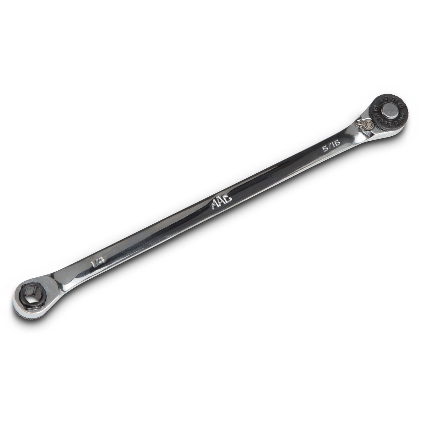 5/16" Hex Drive x 1/4" Hex Drive Dual-Sided Bit Ratchet