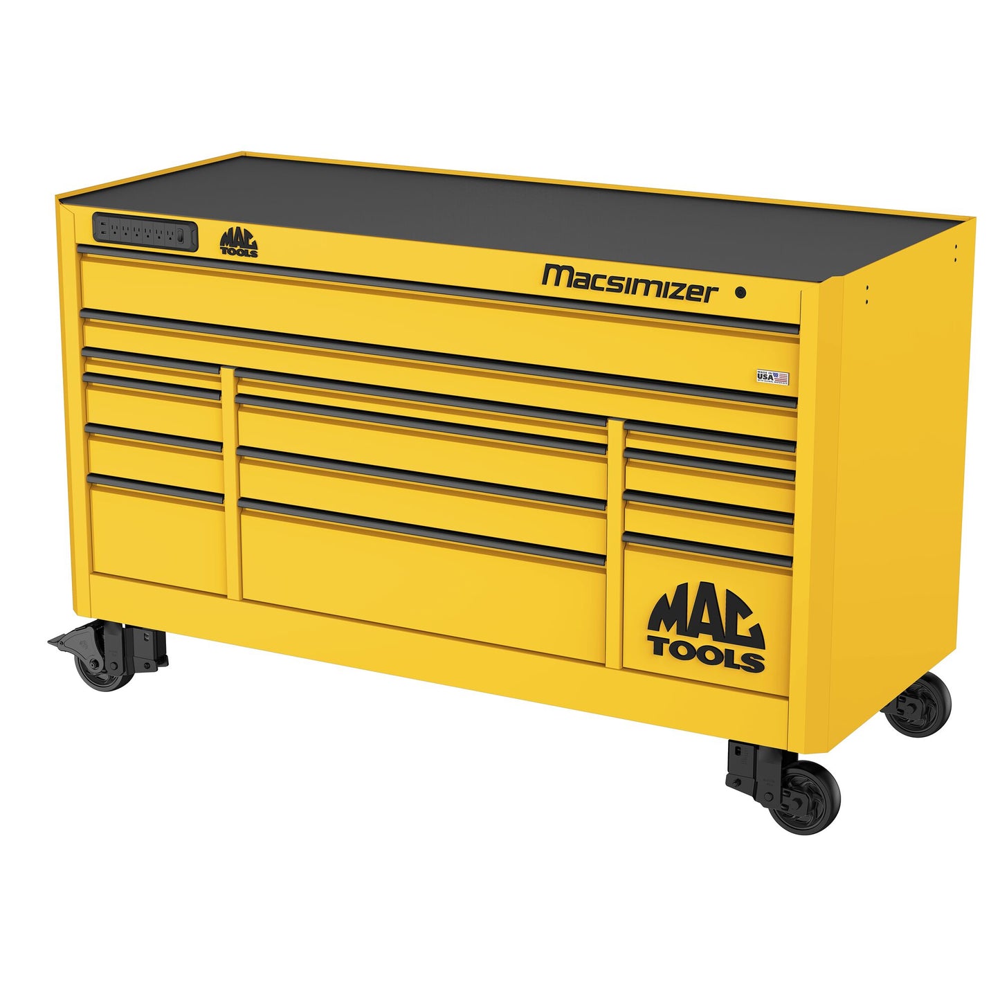 Macsimizer® 14-Drawer Workstation - Sunburst Yellow