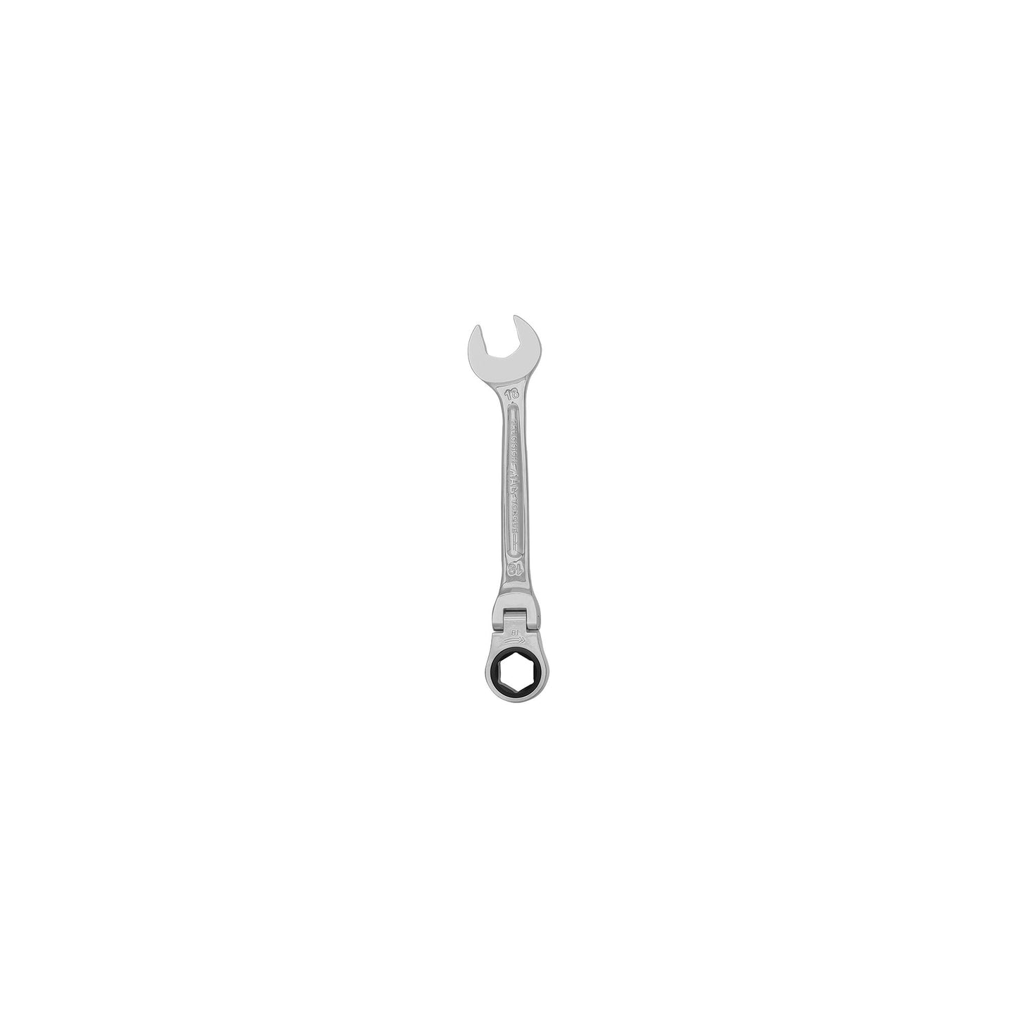 Flex-Head Ratcheting Wrench 18mm - 6-PT.