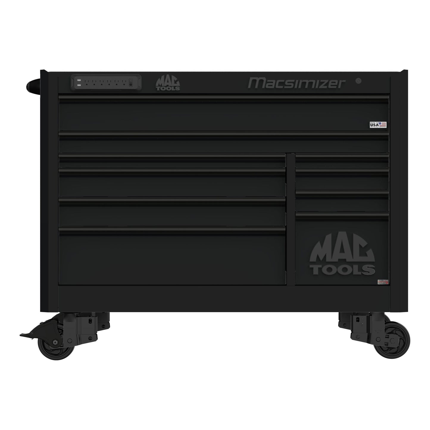 Macsimizer® 10-Drawer Workstation - Flat Black