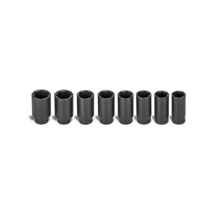 8-PC. 1/2" Drive Axle Nut Socket Set - 6-PT.