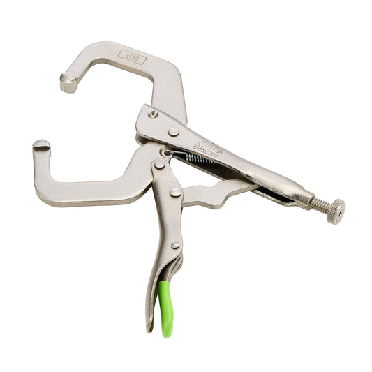 6" C-Clamp Trigger Release Locking Pliers - Green