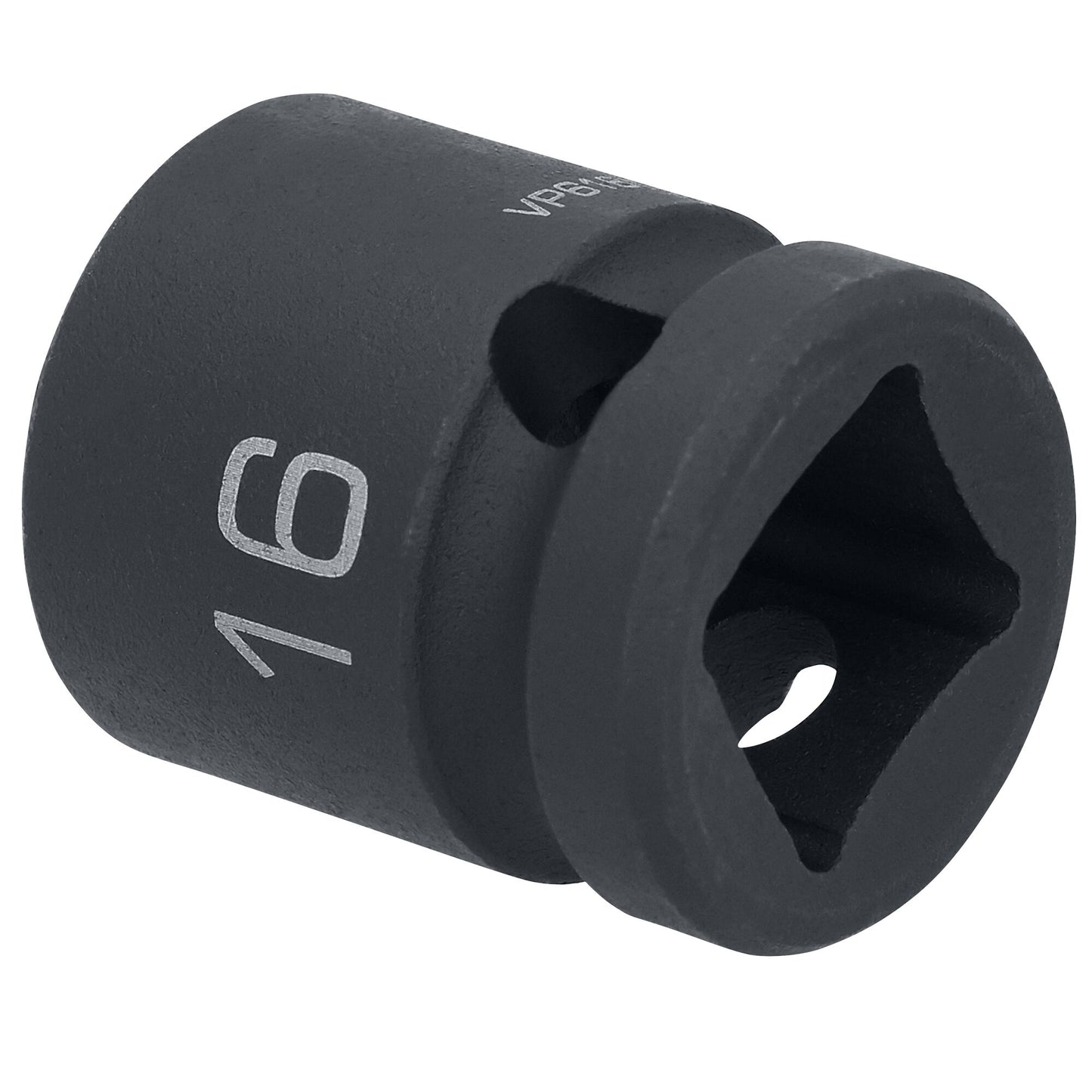 1/2" Drive 6 pt. Stubby Impact Socket - 16mm