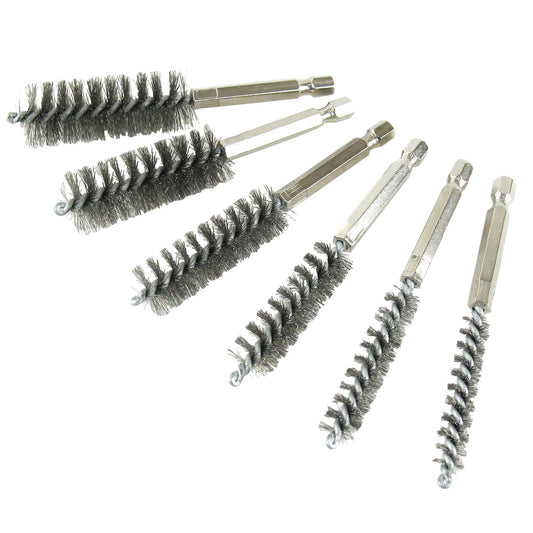 6-PC. Stainless Steel Bore Brush Set
