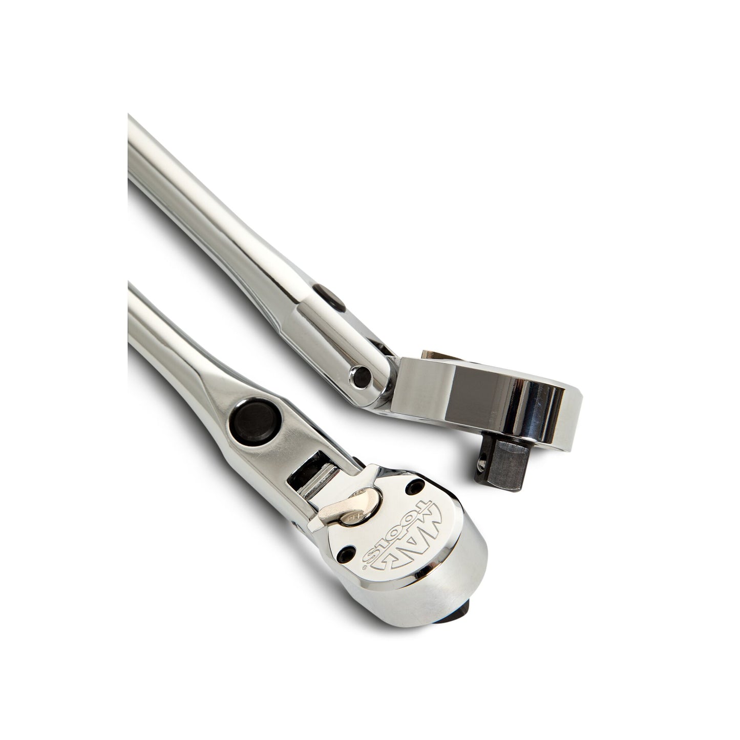 3/8" Drive Axis 90-Tooth Locking Flex-Head Metal-Handle Ratchet - 13"