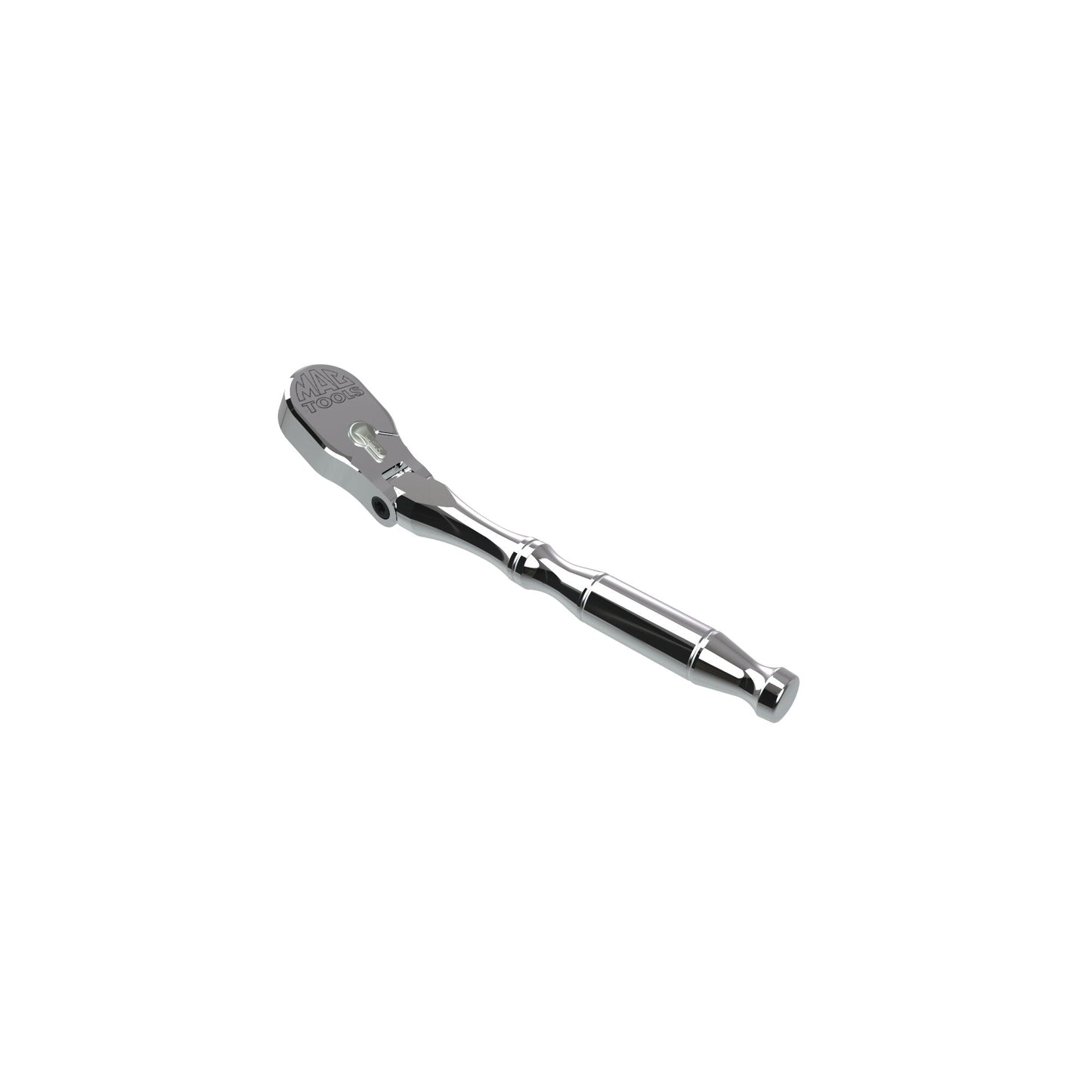 1/4" Drive Axis Flex-Head Metal-Handle Ratchet - 6"