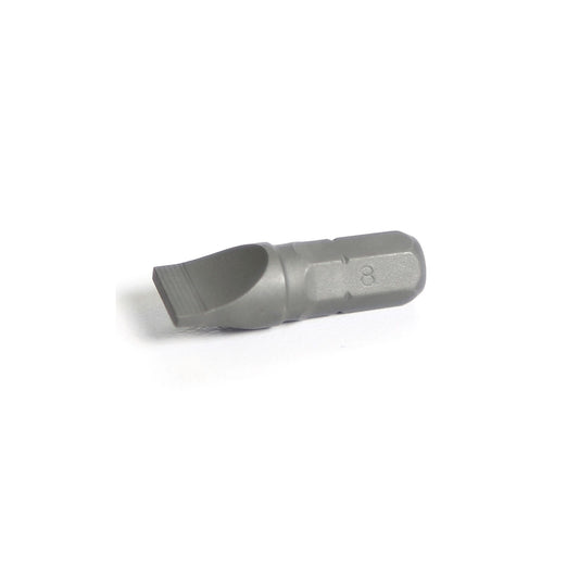 1/4" Hex Drive Slotted Bit 1" - 8mm