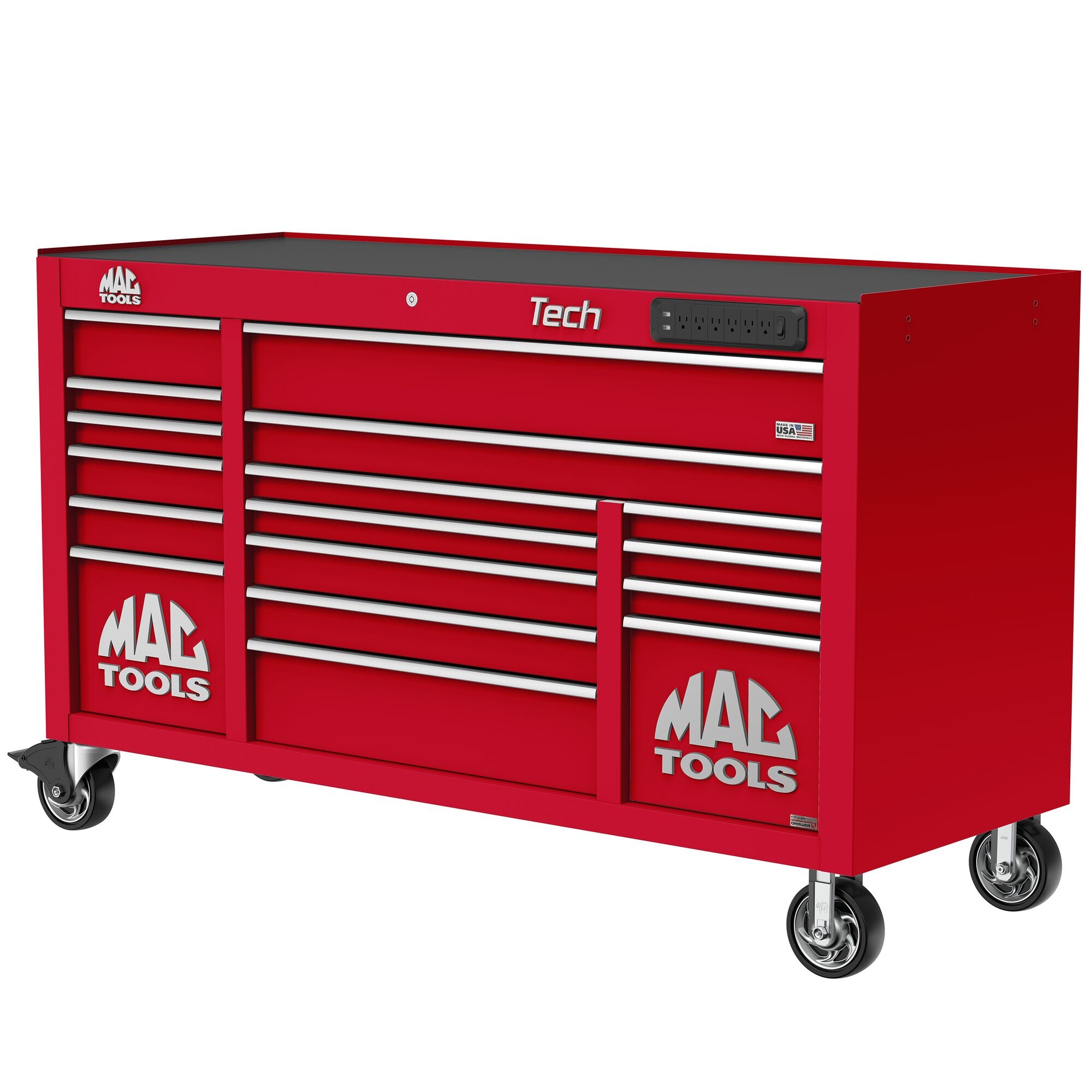 Tech™ Series 16-Drawer Workstation with PowerTech™ Drawer