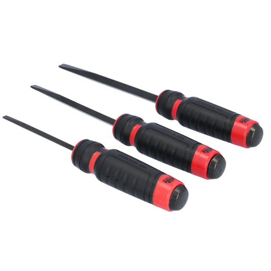 3-PC. Strikable Prying Screwdriver Set - Red