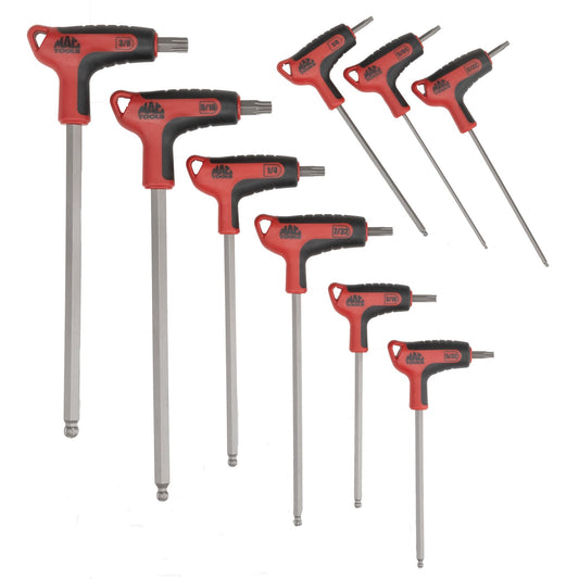 9-PC. R.B.R.T.™ SAE T-Handle Speed Hex Set