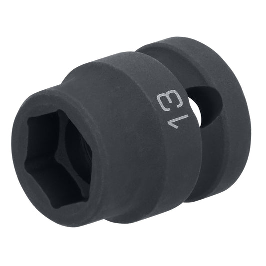 1/2" Drive 6 pt. Stubby Impact Socket - 13mm