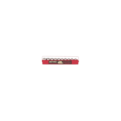 10-PC. 1/2" Drive Metric Socket Set - 6-PT.