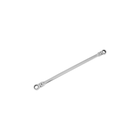 Extra-Long SAE Double-Box Flex Ratcheting Wrench 1/2" x 9/16" - 12-PT.