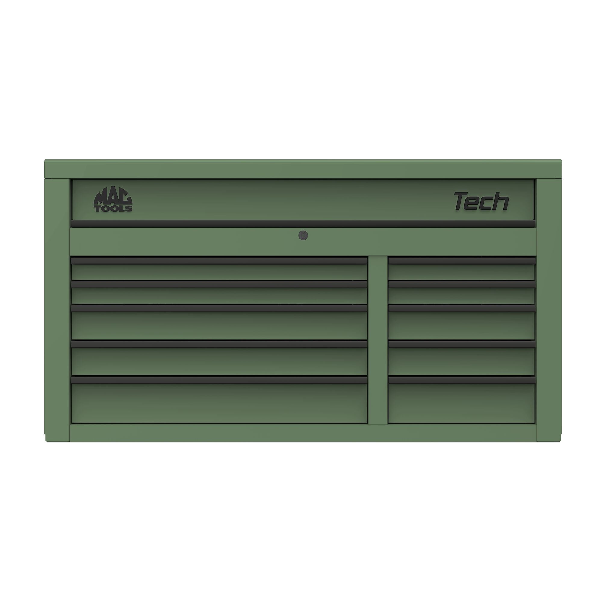 Tech™ Series 10-Drawer Top Chest - Olive Green
