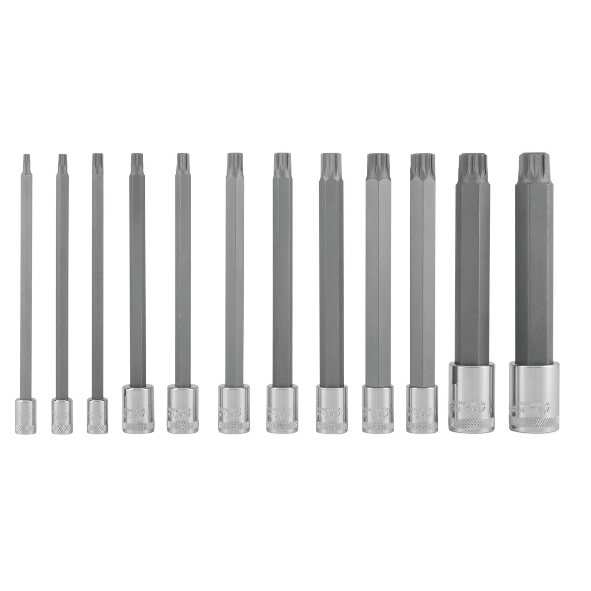 Universal Square Driver Set 12-PC. Advanced Long Triple Square Driver Set