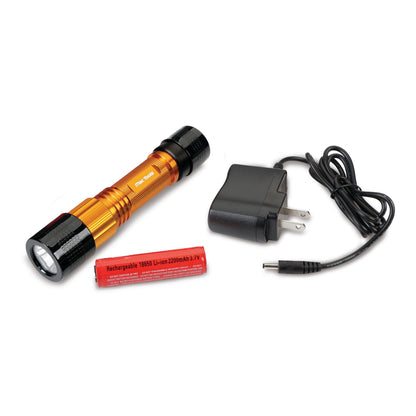 Rechargeable Pro LED Flashlight - Black