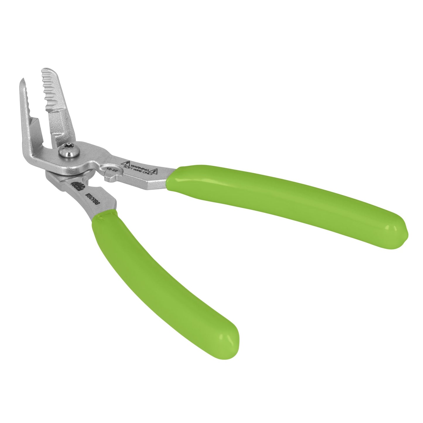 Angled Wire Stripper/Cutter/Crimper - Green