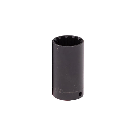 3/8" Drive Deep Spherical Impact Socket - 1"