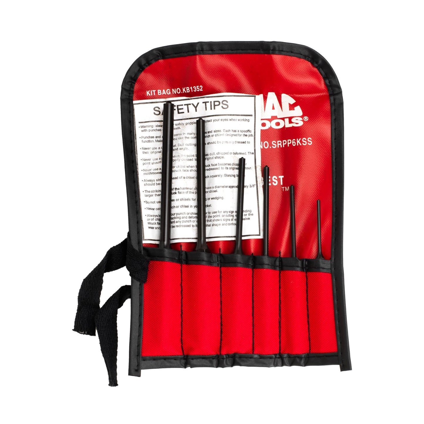 6-PC. Roll Pin Punch Set