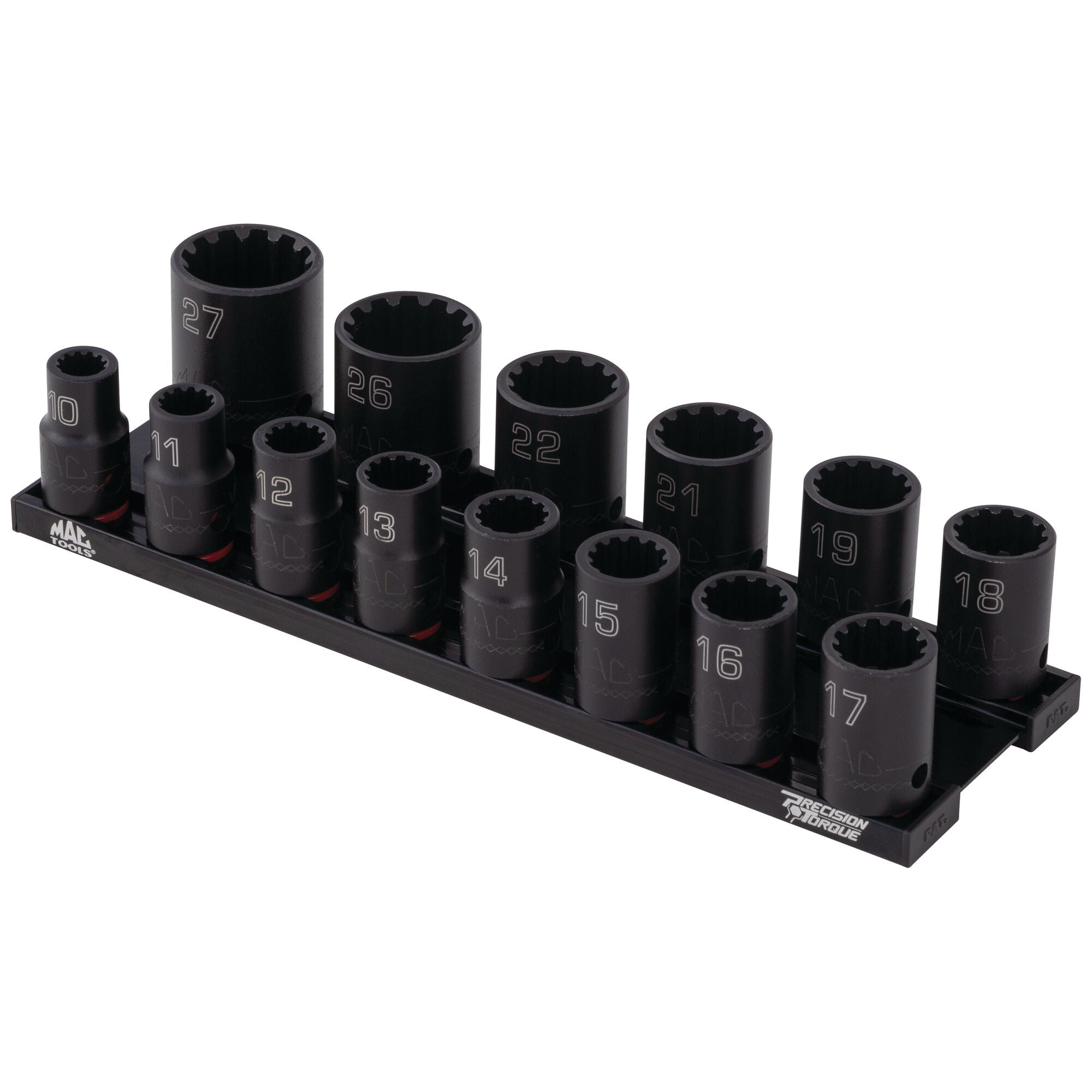 14-PC. 1/2” Drive Metric Spherical Impact Socket Set