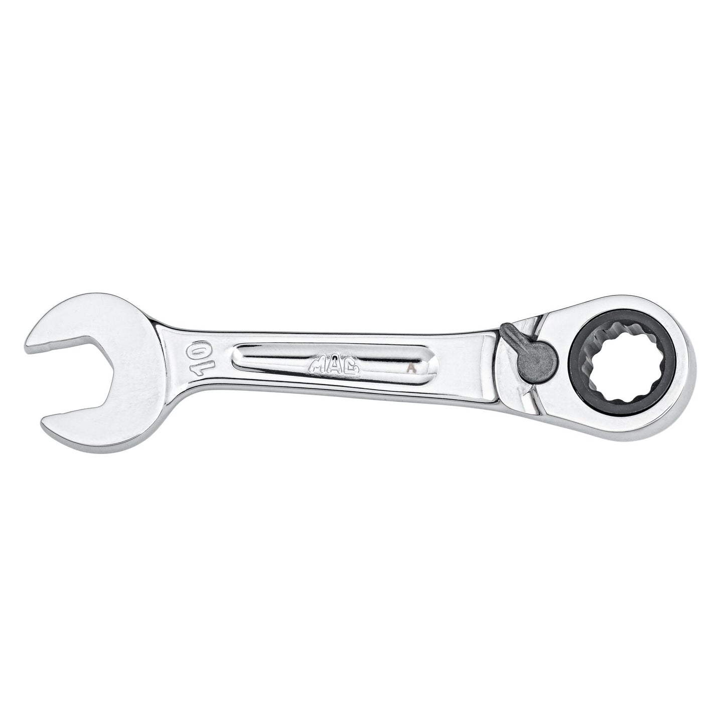 Stubby Reversible Ratcheting Wrench Set 10mm - 12-PT.