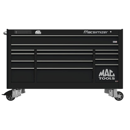 Macsimizer® Series 14-Drawer Workstation with PowerTech™ Drawer - Galaxy Black