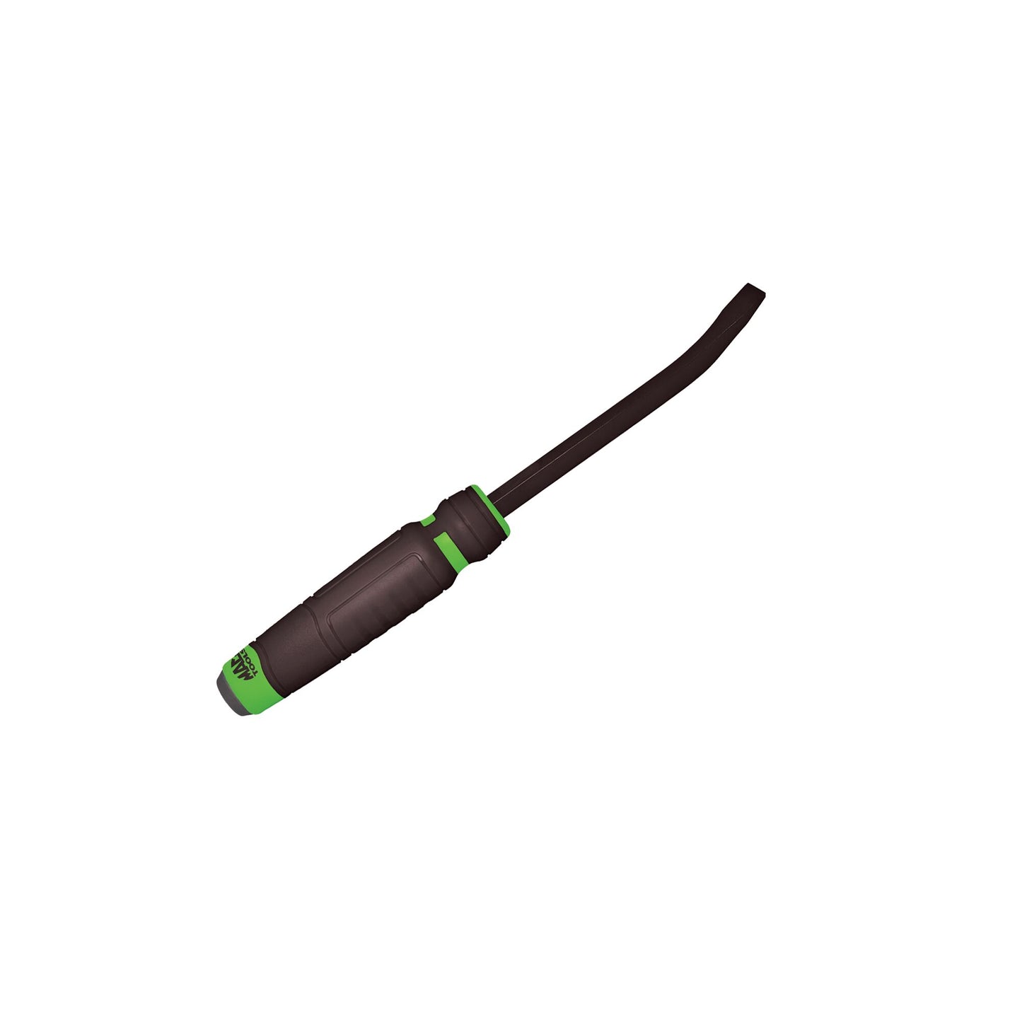 Capped Comfort-Handle 3/8" Curved-Head Pry Bar 12" Green