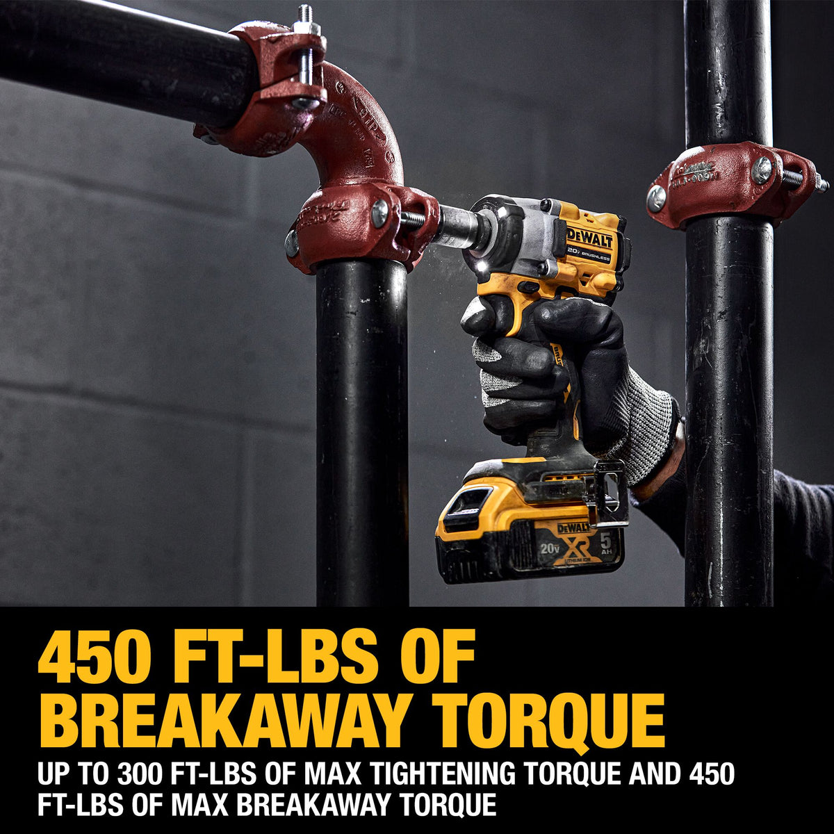 DEWALT® ATOMIC™ 20V MAX* 3/8" Cordless Compact Impact Wrench with Hog Ring Anvil Kit