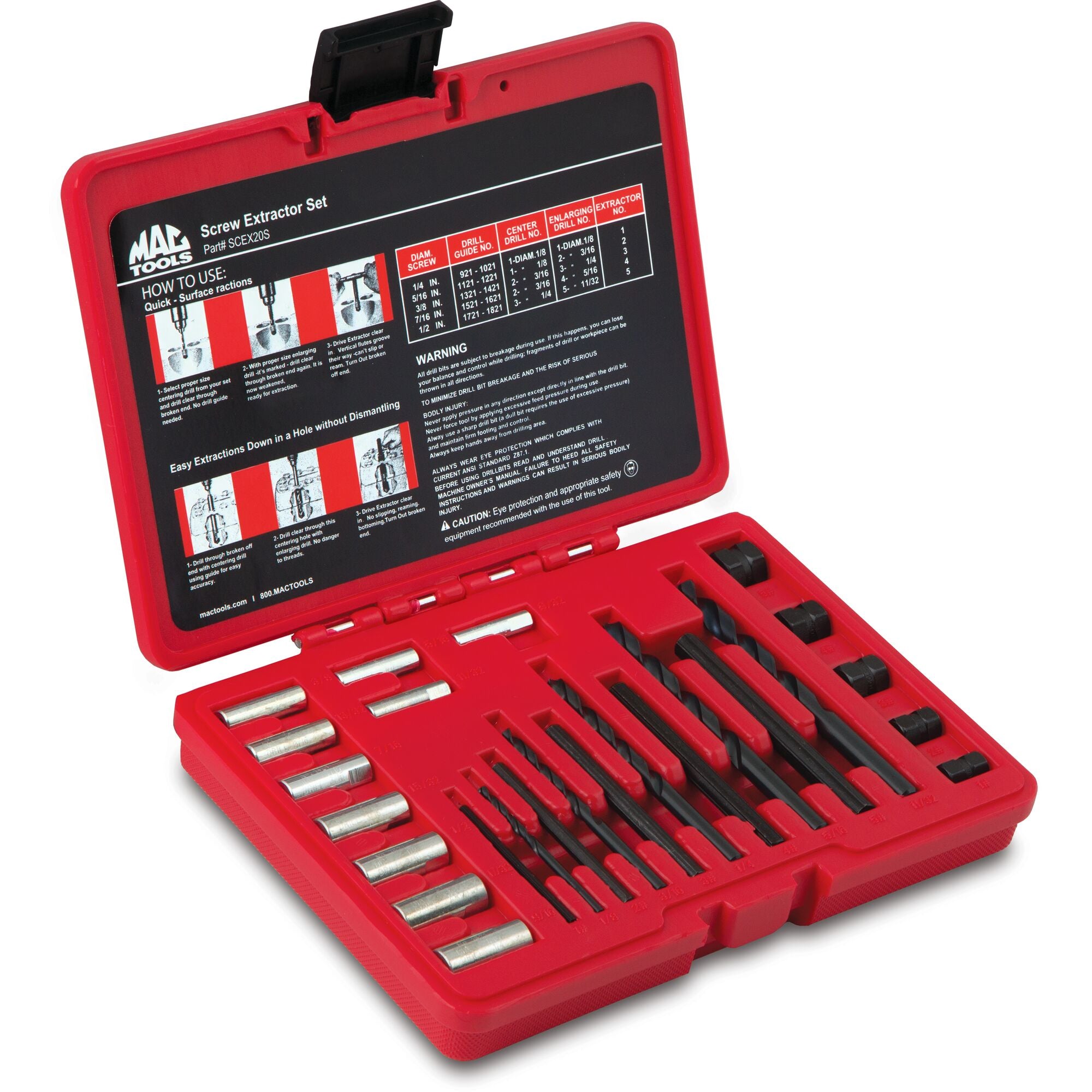 Screw Extractor Set