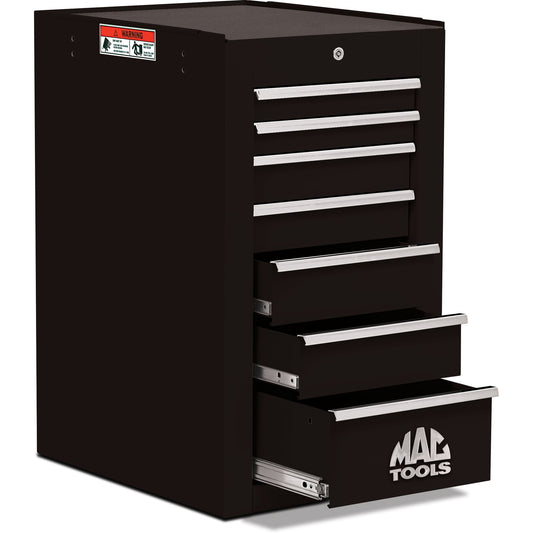 Tech™ Series 7-Drawer Side Cabinet - Galaxy Black
