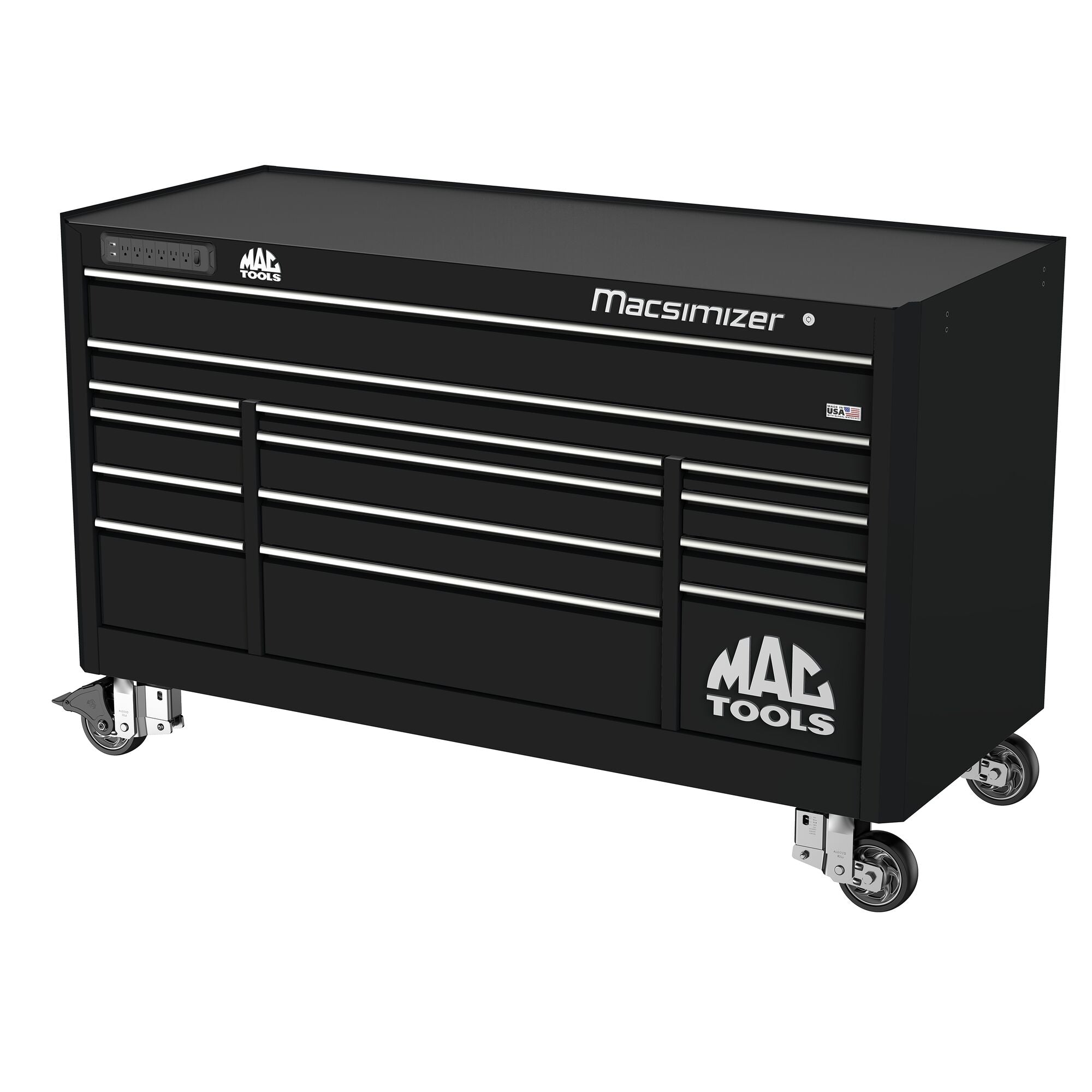 Macsimizer® 14-Drawer Workstation - Galaxy Black