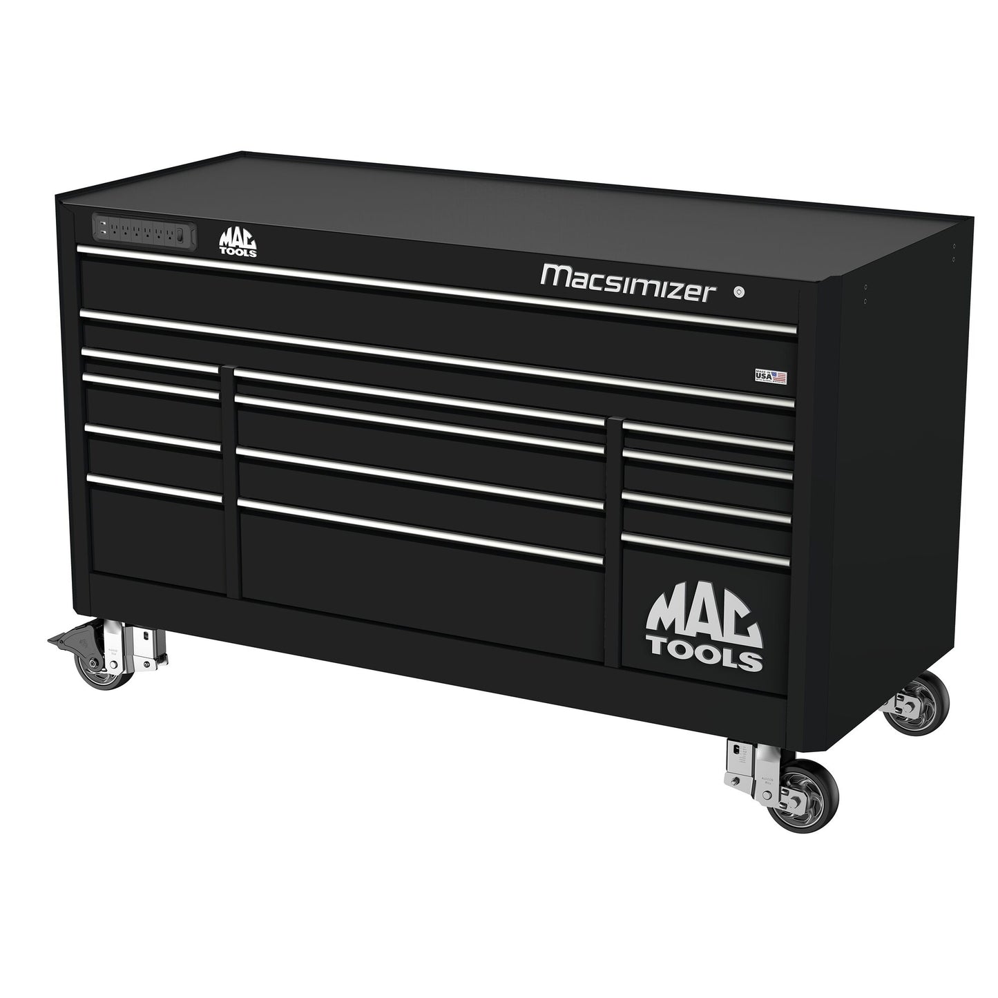 Macsimizer® 14-Drawer Workstation - Galaxy Black