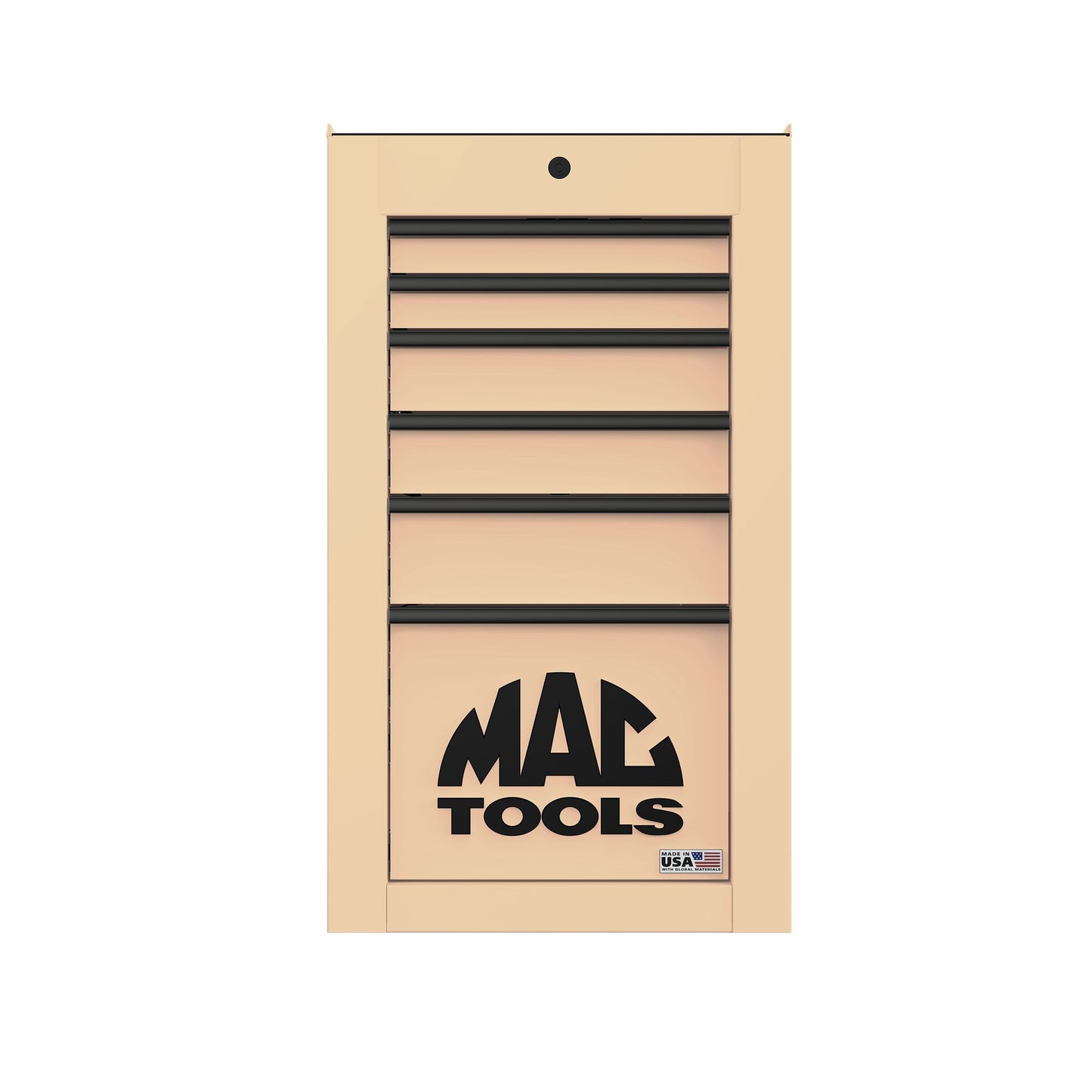 Tech™ Series 6-Drawer Side Cabinet with PowerTech™ Drawer - Desert Tan