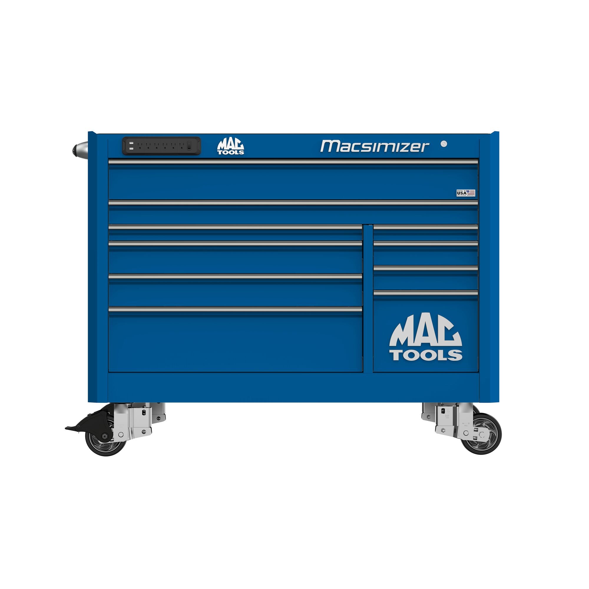 maco Macsimizer® 10-Drawer Workstation - Sapphire Blue