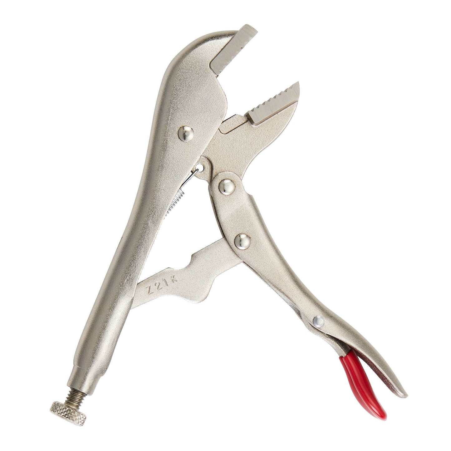 7" Straight Jaw Trigger Release Locking Pliers - Red